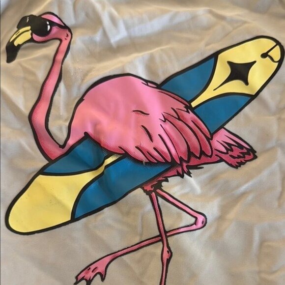 Appaman Boys Flamingo 8 Rash Guard & 7 Swim Trunks Set Beachwear Vacation Pool - Picture 6 of 8